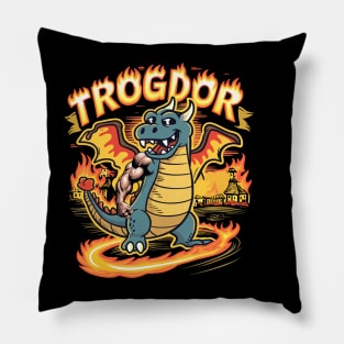 Trogdor the Burninator Dragon Pillow