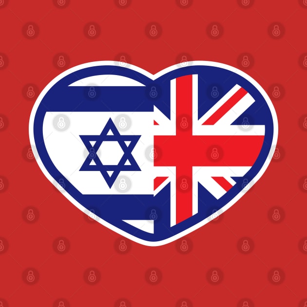 Israel UK Flags by MeLoveIsrael