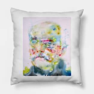 OTTO VON BISMARK - watercolor portrait Pillow