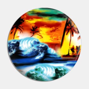 Surfer Paradise Pin