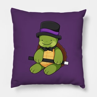 Cute Mr Tap Dancing Turtle Pillow