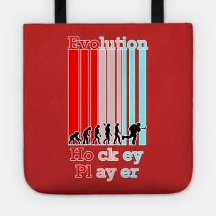 Hockey Lovers , Evolution Of Hockey players , Hockey gift , Hockey Addicts , Gameday Tote