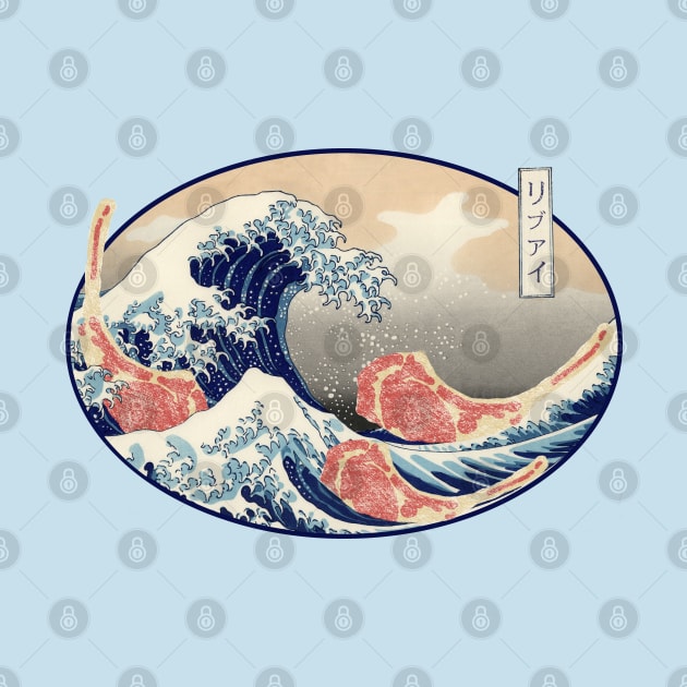 The Great Ribeye Wave off Kanagawa by Lemon Creek Press