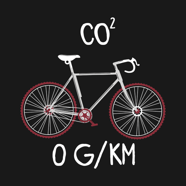 0 gram Co2 bike by BestsellerTeeShirts