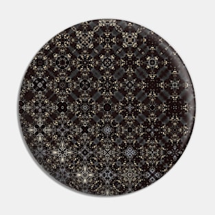 Black and White Classic Rug Looking Pattern - WelshDesignsTP002 Pin