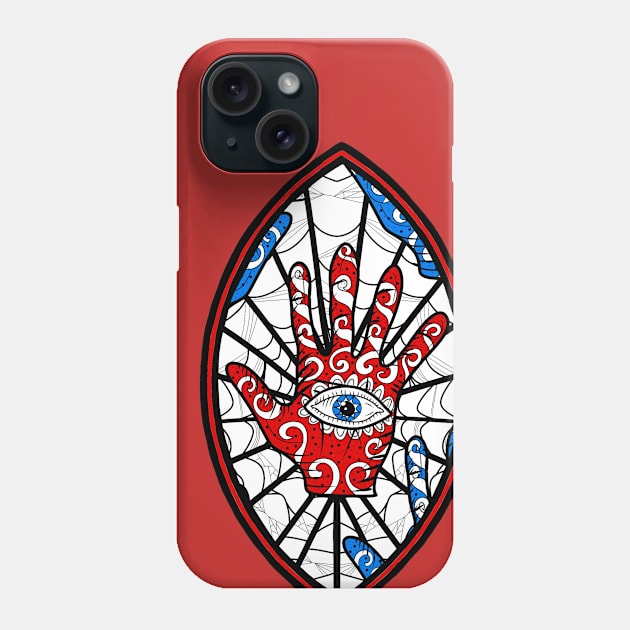 Sign of the Hand Phone Case by ZOSHOUSE