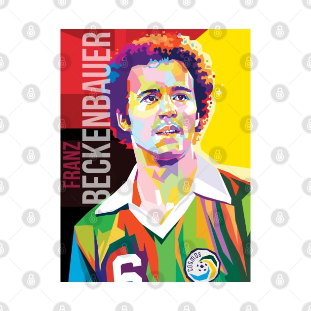 Franz Beckenbauer football legend by Mulyadi Walet