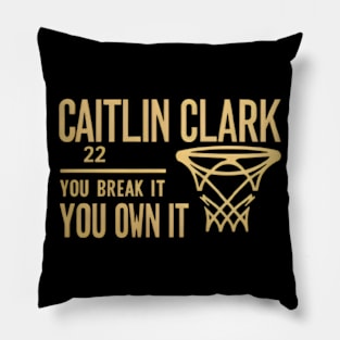 caitlin clark 22 Pillow