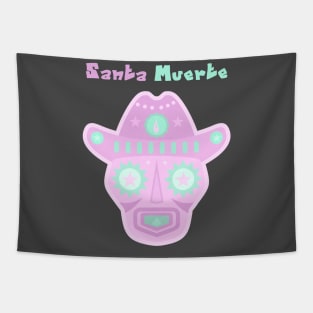 Santa Muerte / pink_green Tapestry