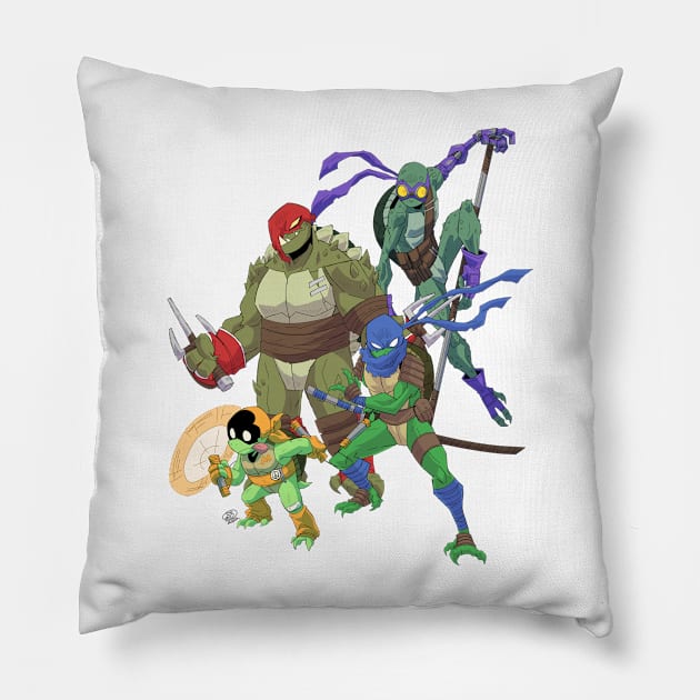 Turtle Power Pillow by Station 41