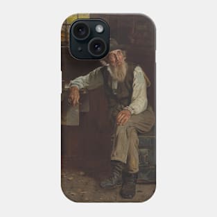 Living in the Past by John George Brown Phone Case