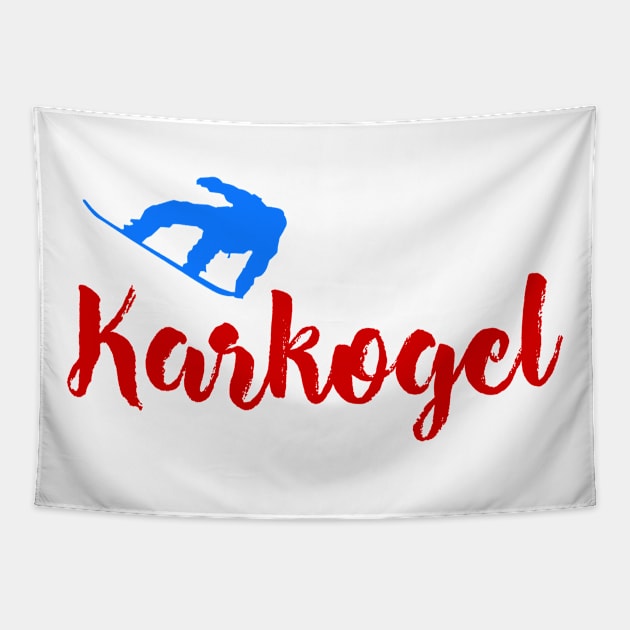 Karkogel Ski & Snow Tapestry by ArtDesignDE