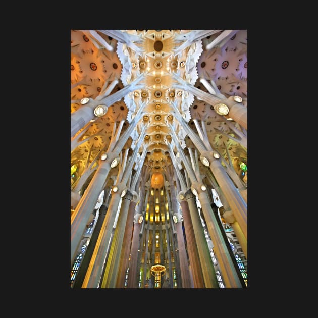 Inside the Sagrada Familia - Barcelona by Cretense72