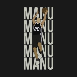 Manu Ginobili - San Antonio Spurs T-Shirt