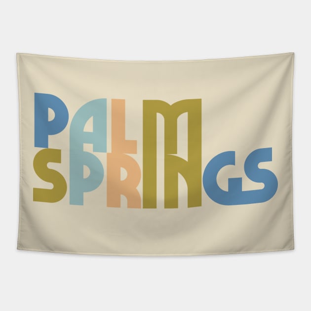 Palm Springs Tapestry by hellojodes