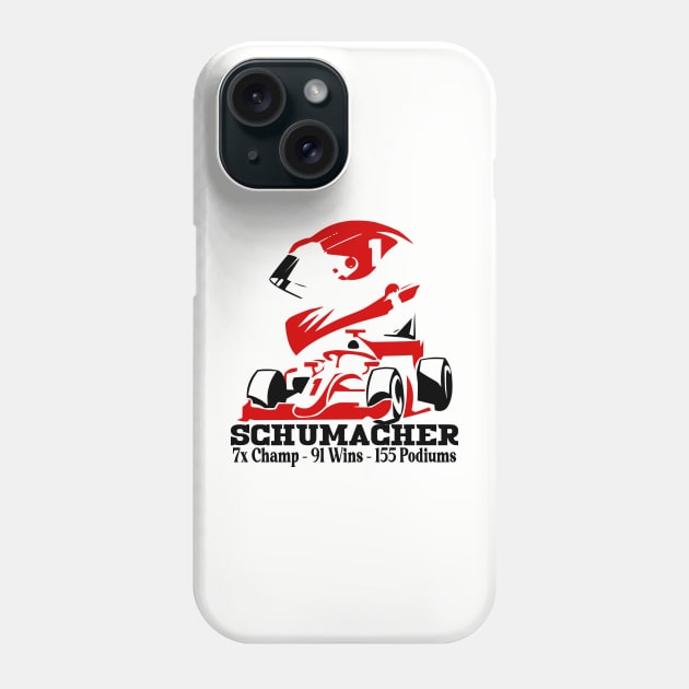 Schumacher Fan Phone Case by Lifeline/BoneheadZ Apparel