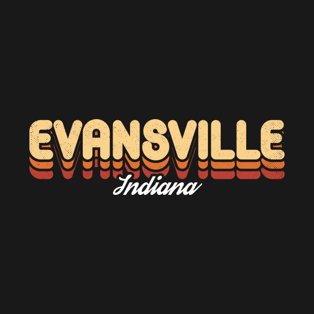 Retro Evansville Indiana by rojakdesigns