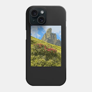 Slanted Flowers - Landscape Phone Case