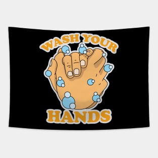 Wash you Hands Tapestry