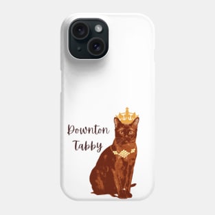 Downton Abbey Spoof Tabby Funny Cat Burmese Design Phone Case