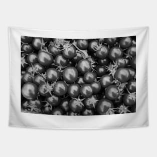 Garden Tomatoes Black and White 5 Tapestry