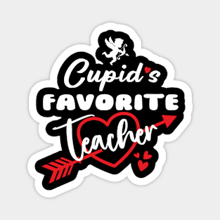 Cupid's Favorite Teacher Magnet