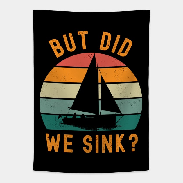 Funny Sailing Tapestry by footballomatic