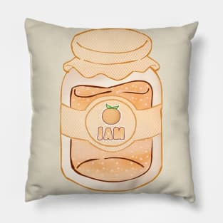 Kawaii Orange Jam Pillow