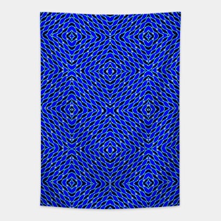 Very Blue Pattern Tapestry