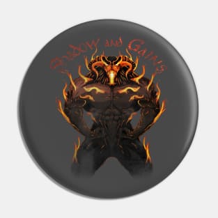 Balrog - Shadow and Gains - Distressed Pin