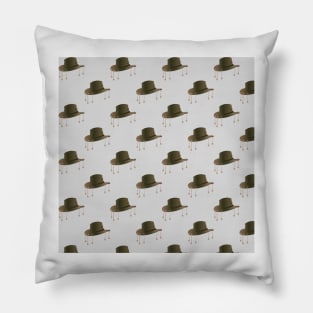 Cork Hat - Light Gray Pillow