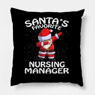 Santas Favorite Business Nursing Manager Christmas Pillow