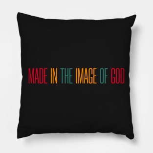 Made in the image of GOD a Christian Gift Pillow