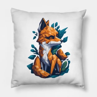 Tangram Fox Pillow