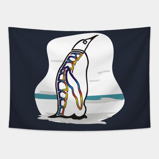 Pengwen hot Tapestry by KnotYourWorld4