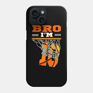 10th Birthday Boy Bro I'm 10 Year Old Basketball Phone Case