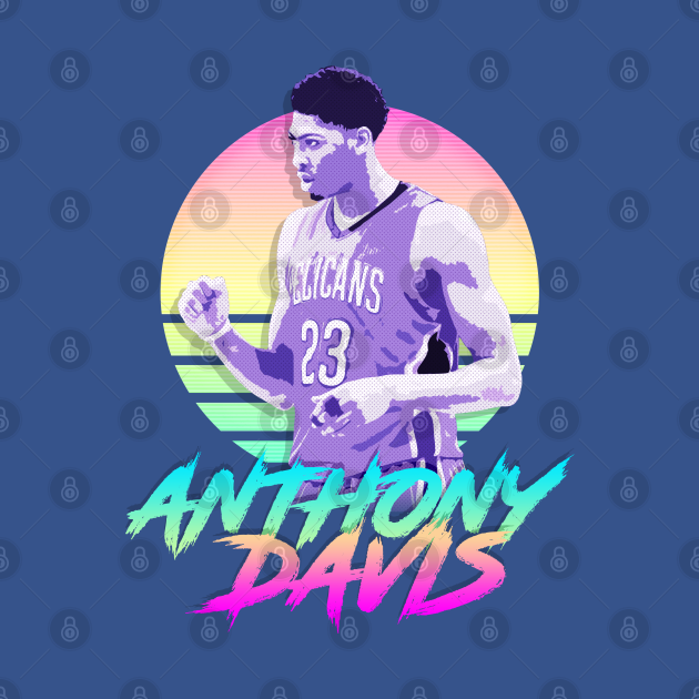 Discover Anthony Davis Retro Futuristic Aesthetic - Anthony Davis - T-Shirt