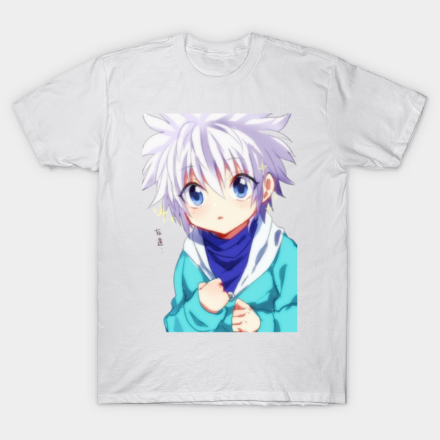 Killua Zoldyck Hunter X Hunter Anime Kawaii Killua Zoldyck T Shirt Teepublic