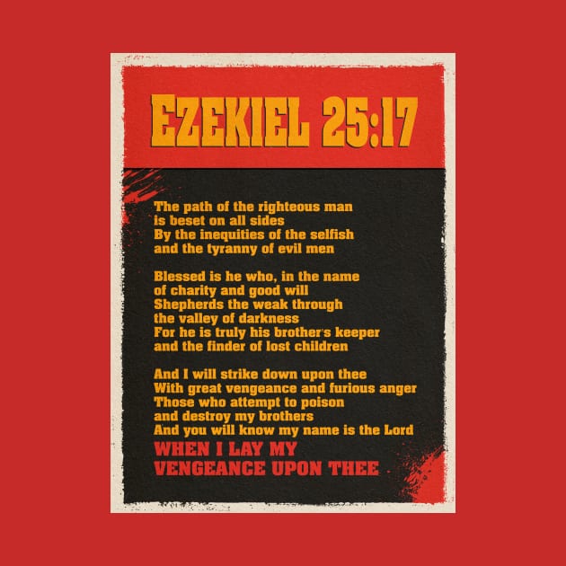 Ezekiel 25:17 by ogeraldinez