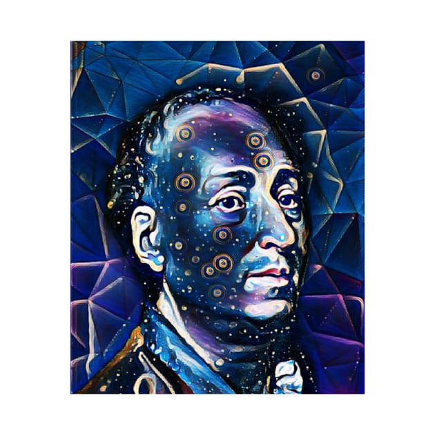 Denis Diderot Dark Night Portrait | Denis Diderot Artwork 5 by JustLit