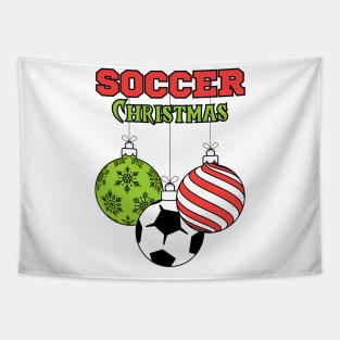 Soccer Christmas Tapestry