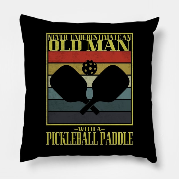 pickleball Pillow by SpaceImagination