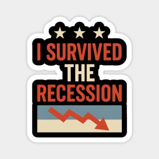I - Survived - the - Recession - Retro Magnet
