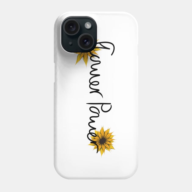 Flower Power // Black Handwriting Phone Case by Velvet Earth