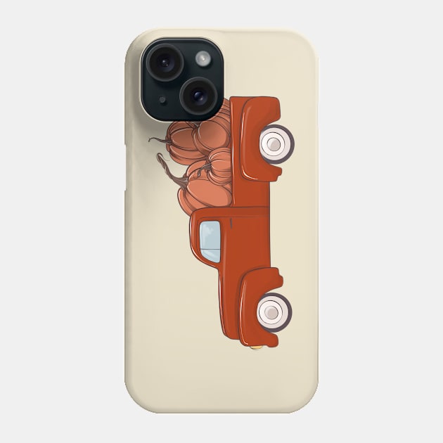 Car pumpkin Phone Case by Milatoo