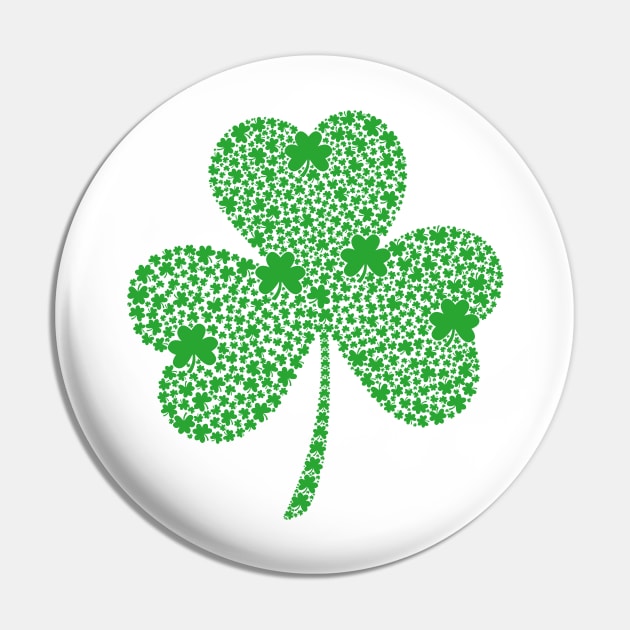 Clover Leaf Made Of Small Clover Leaves Pin by theworthyquote