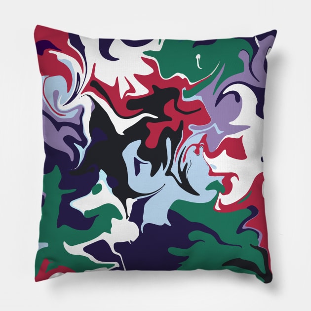 Deep Winter (Seasonal Color Palette) Pillow by aaalou