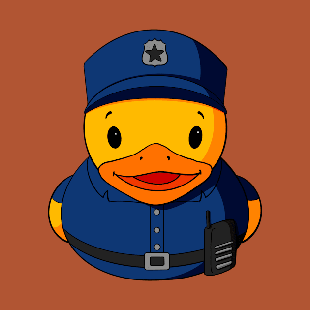 Police Rubber Duck by Alisha Ober Designs