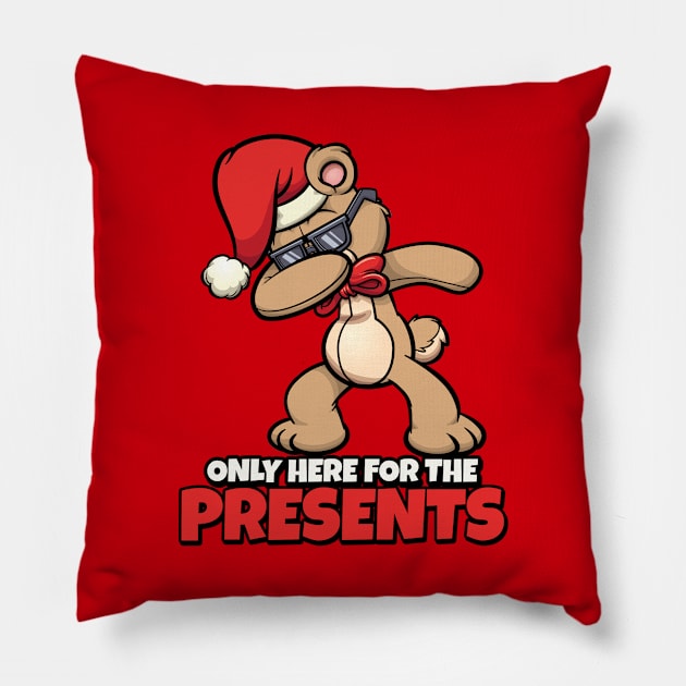 Dabbing Christmas Rabbit Pillow by MONMON-75