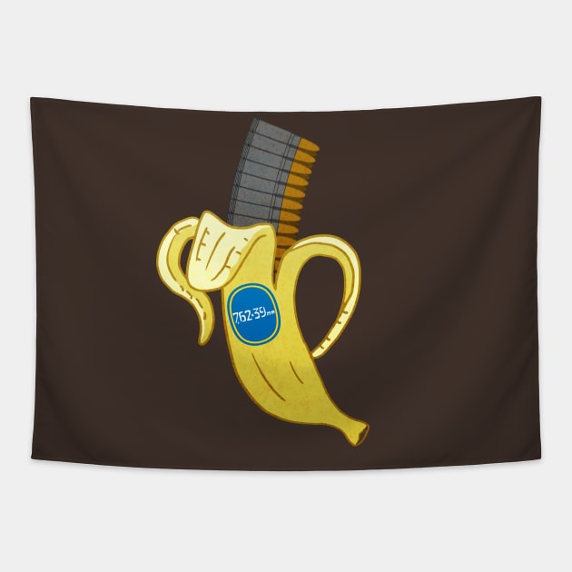 Banana Mag Tapestry by CCDesign